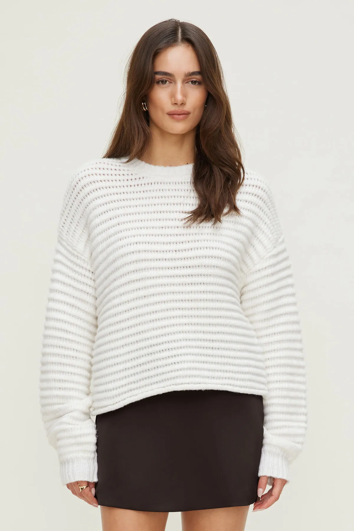 Lorelai Rib Knit Sweater sold by Dynamite product image thumbnail 4