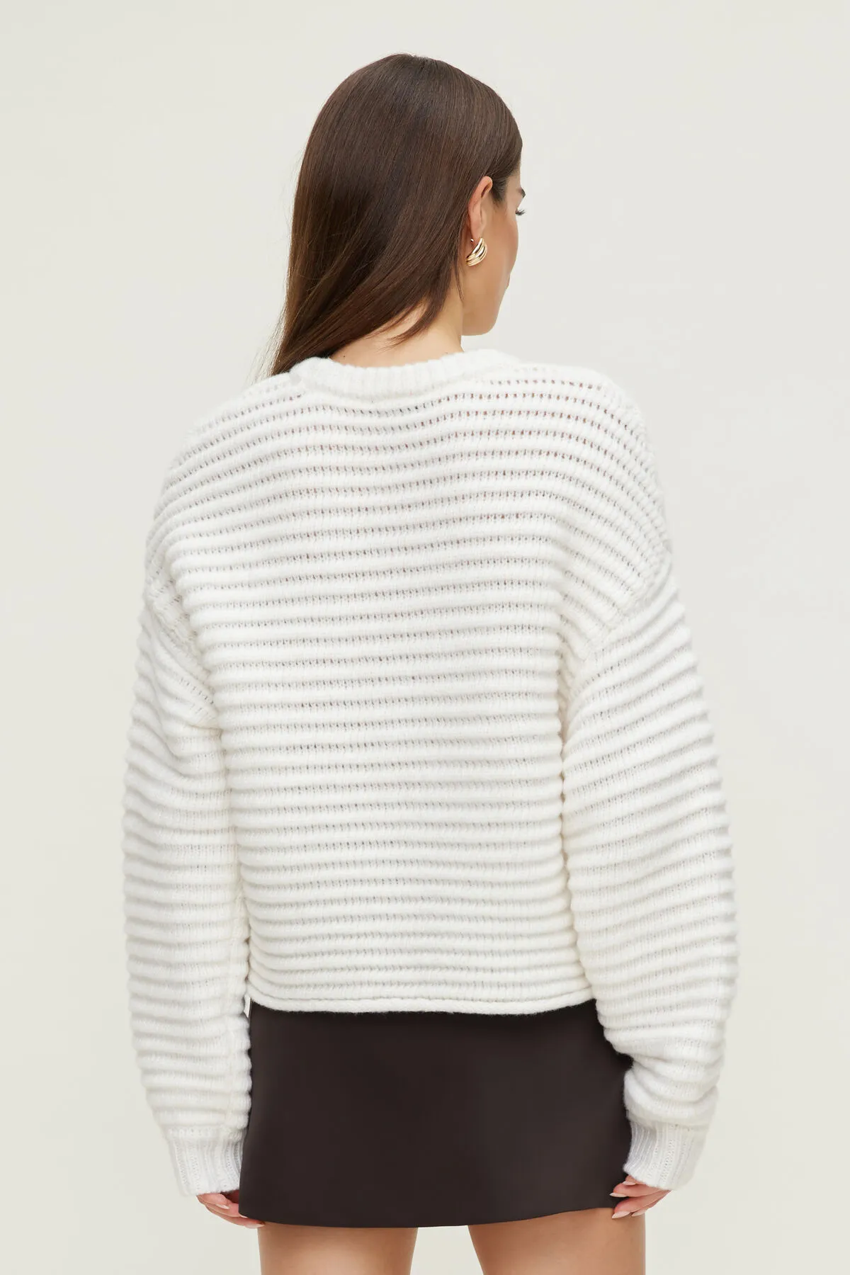 Lorelai Rib Knit Sweater sold by Dynamite product image thumbnail 5