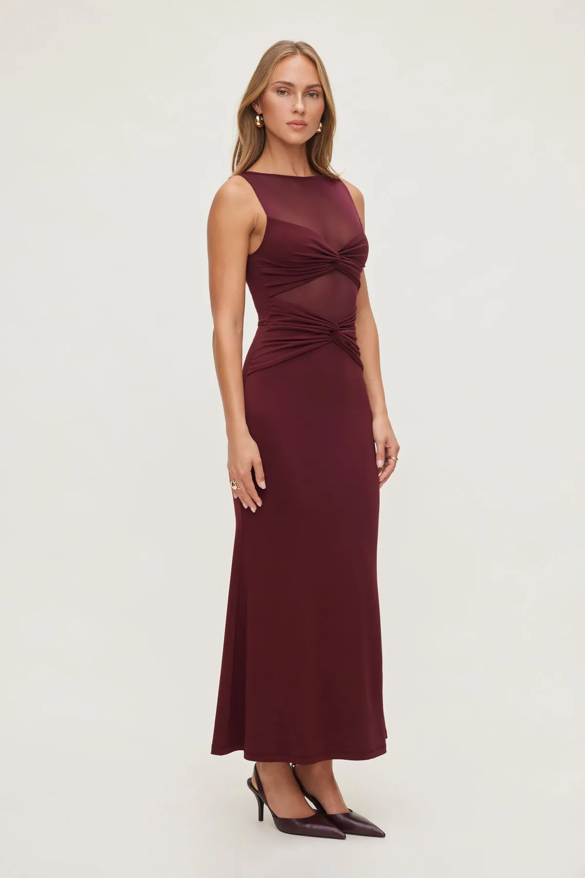Sculpt Twisted Maxi Dress sold by Dynamite product image thumbnail 3