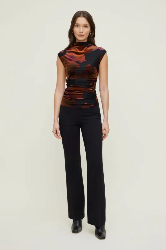 Burnout Cap Sleeve Top sold by Dynamite