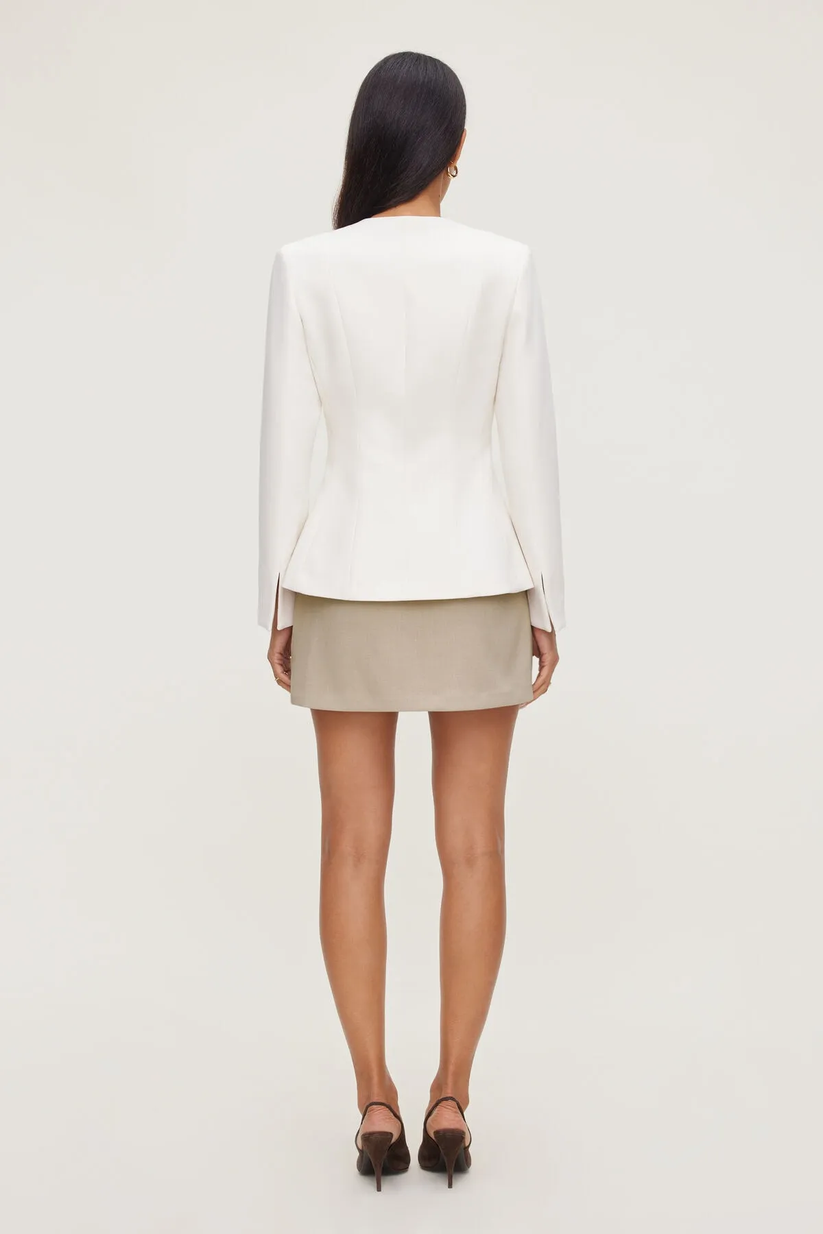 Plunge Small Button Blazer sold by Dynamite product image thumbnail 2