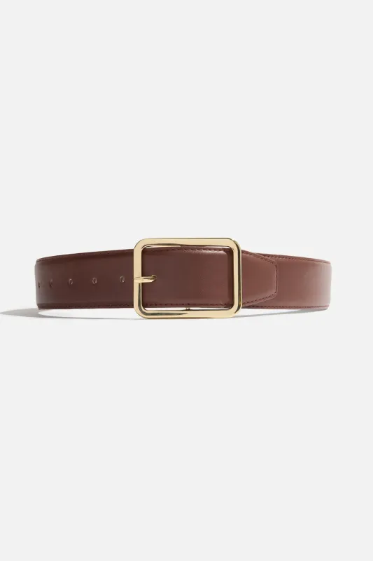 Rounded Square Faux Leather Belt sold by Dynamite