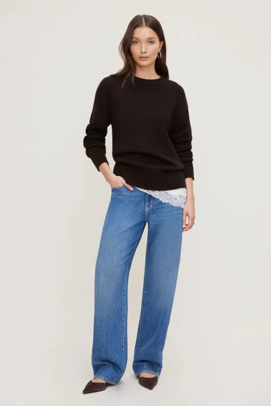 Mika Mid Rise Relaxed Straight Leg Jeans sold by Dynamite