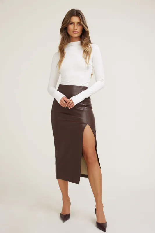 Mock Neck Long Sleeve Top sold by Dynamite