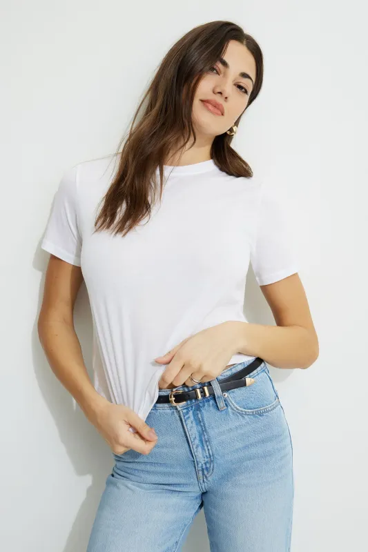 Easy Crewneck Cotton T Shirt sold by Dynamite