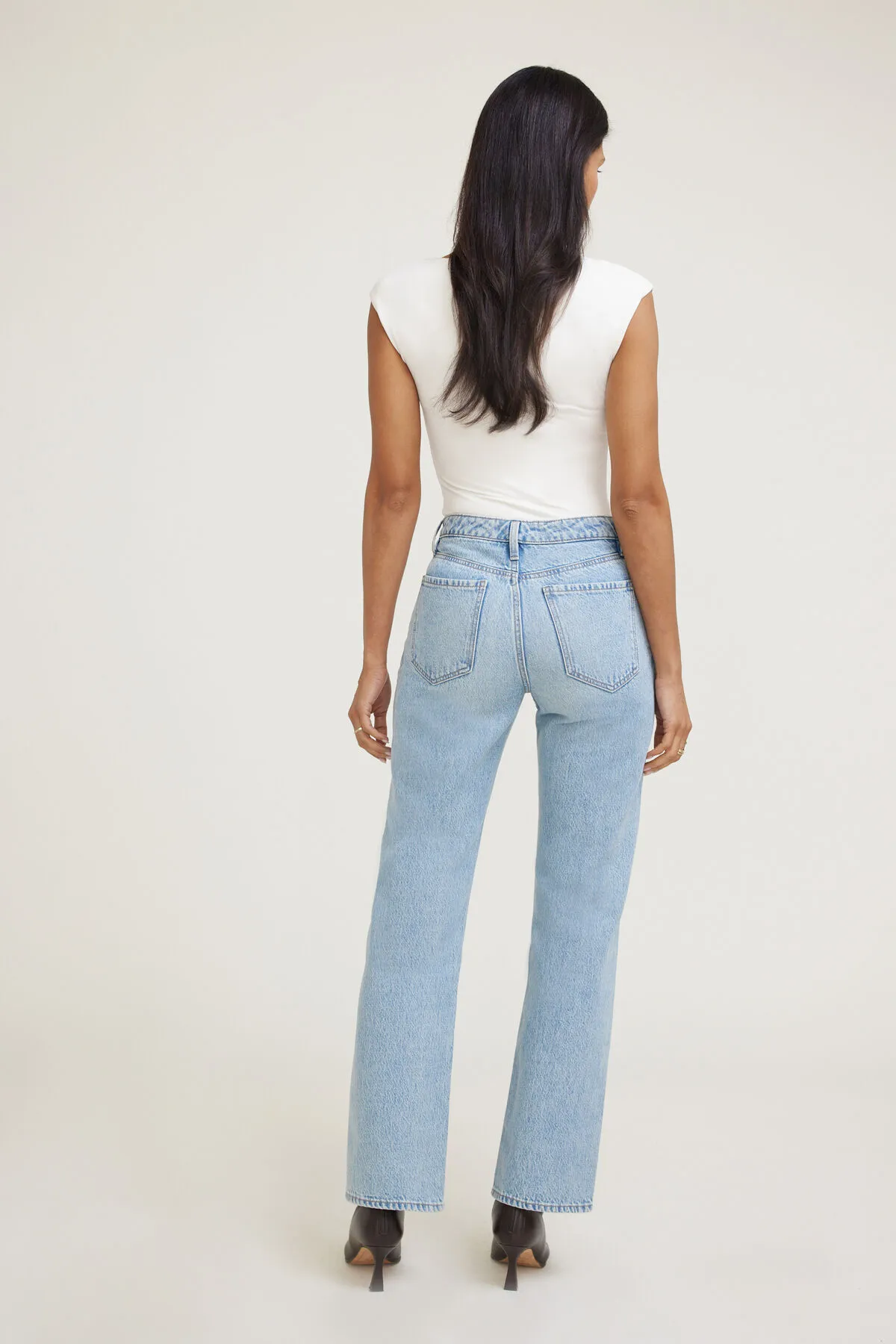 Cara High Rise Straight Leg Jeans sold by Dynamite product image thumbnail 2