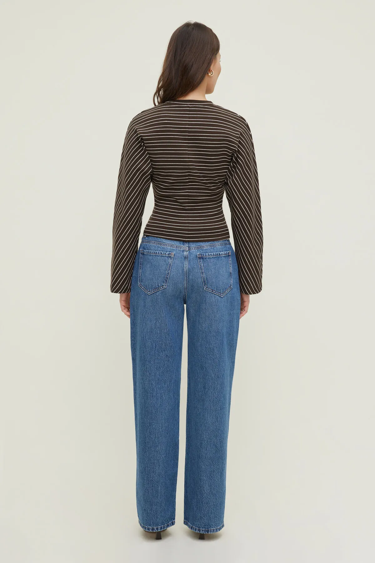 Striped Dolman Heavy Cotton Top sold by Dynamite product image thumbnail 2