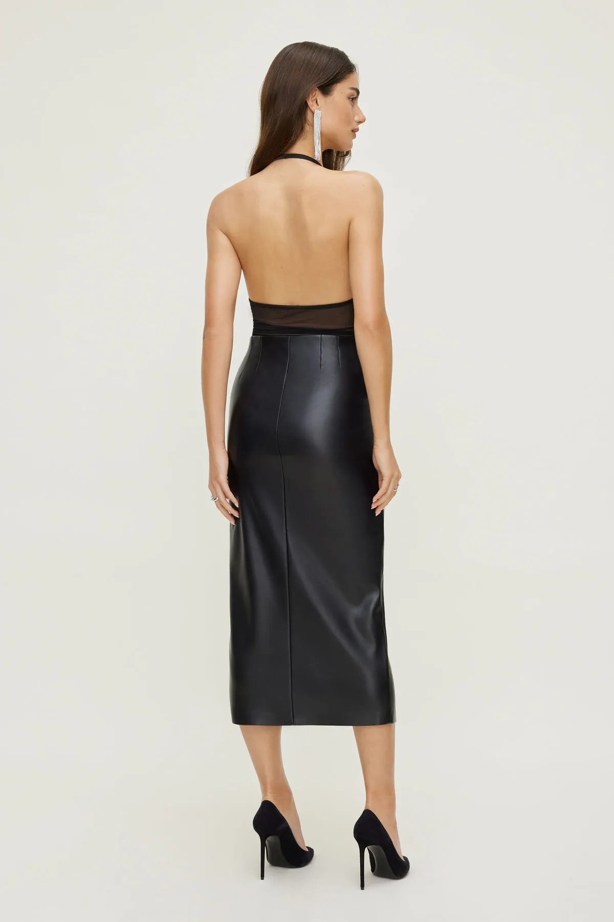 Plunging Mesh Bodysuit sold by Dynamite product image thumbnail 2