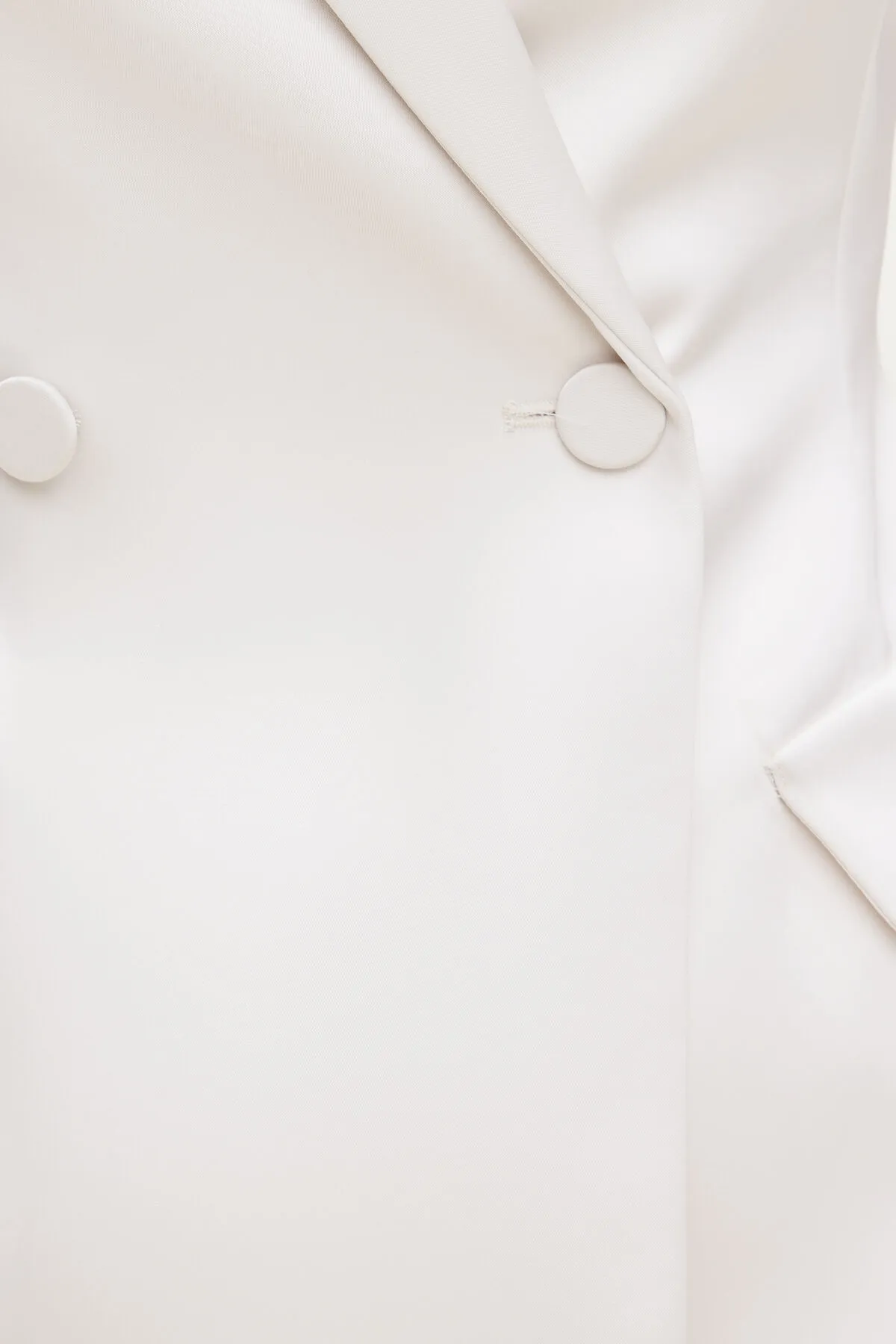 Chrishelle Satin Blazer Romper Mini Dress sold by Dynamite product image thumbnail 4