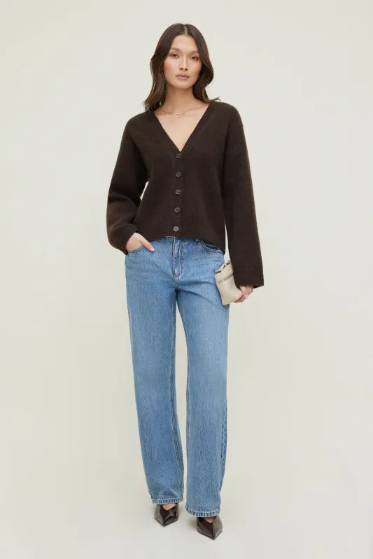 Relaxed V Neck Cardigan sold by Dynamite