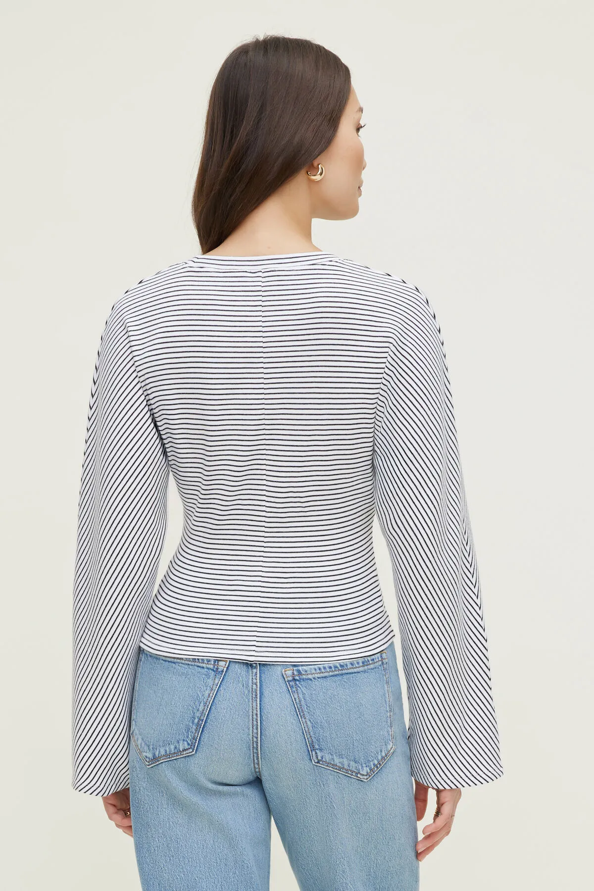 Striped Dolman Heavy Cotton Top. sold by Dynamite product image thumbnail 5