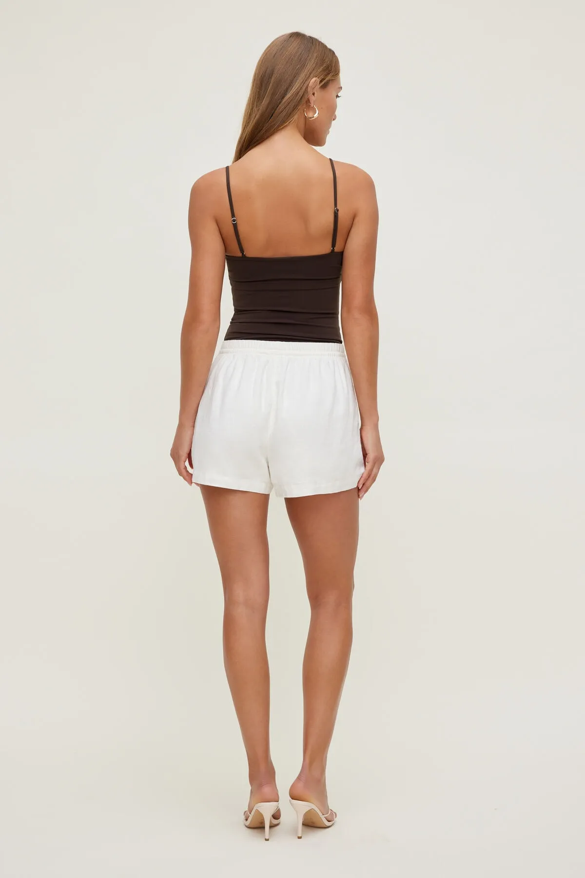 Linen Pull On Shorts sold by Dynamite product image thumbnail 2