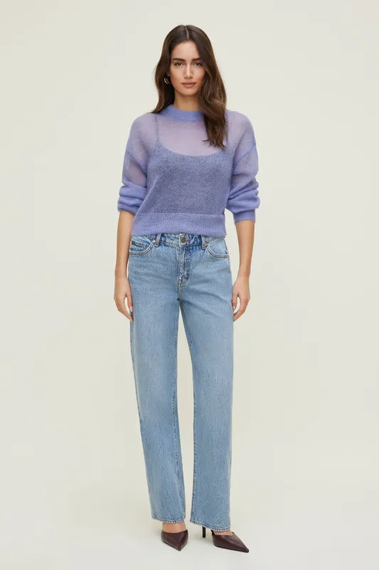 Premium Mohair Balloon Sleeve Sweater sold by Dynamite