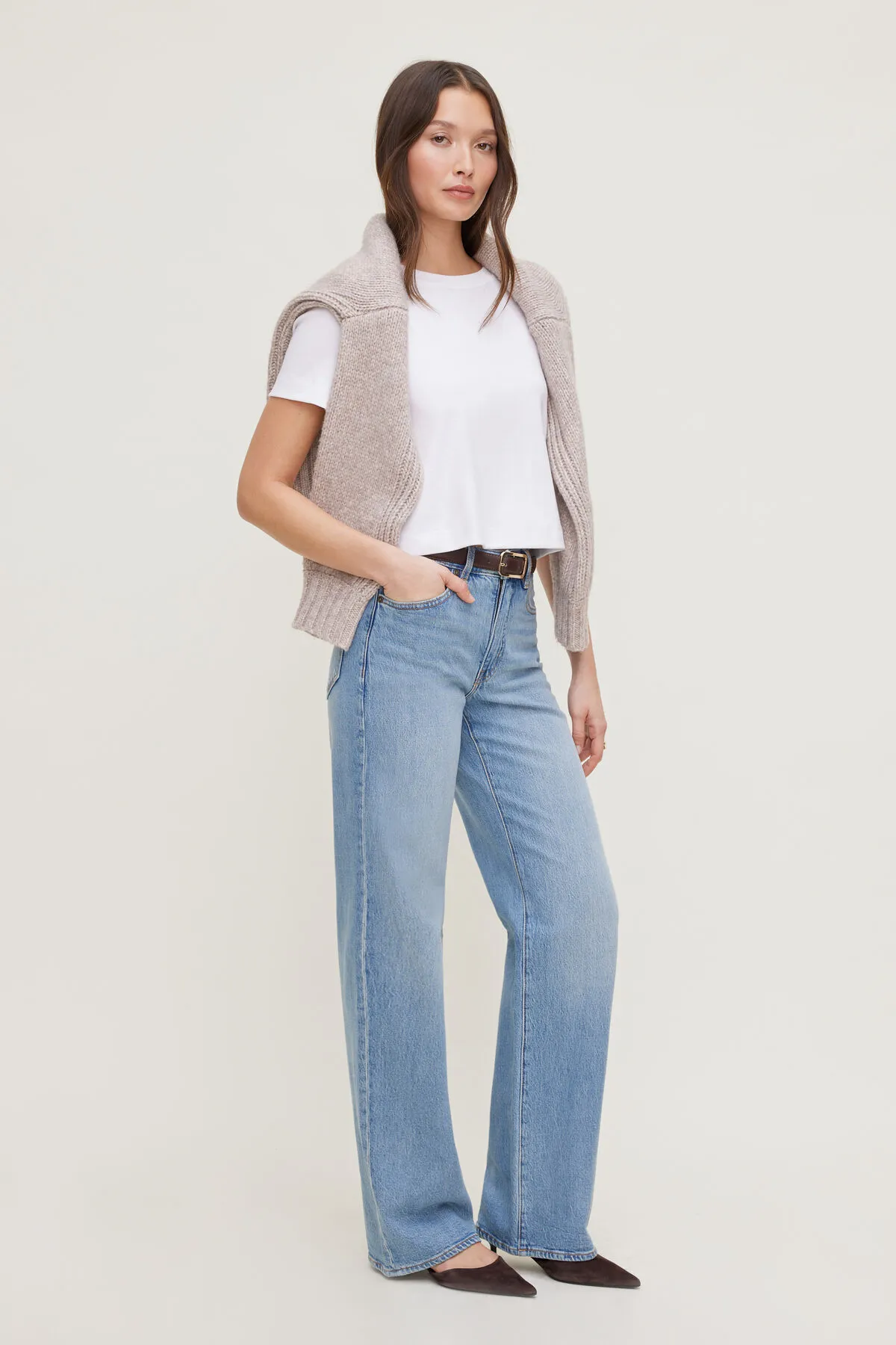Heidi High Rise Wide Leg Jeans sold by Dynamite product image thumbnail 3