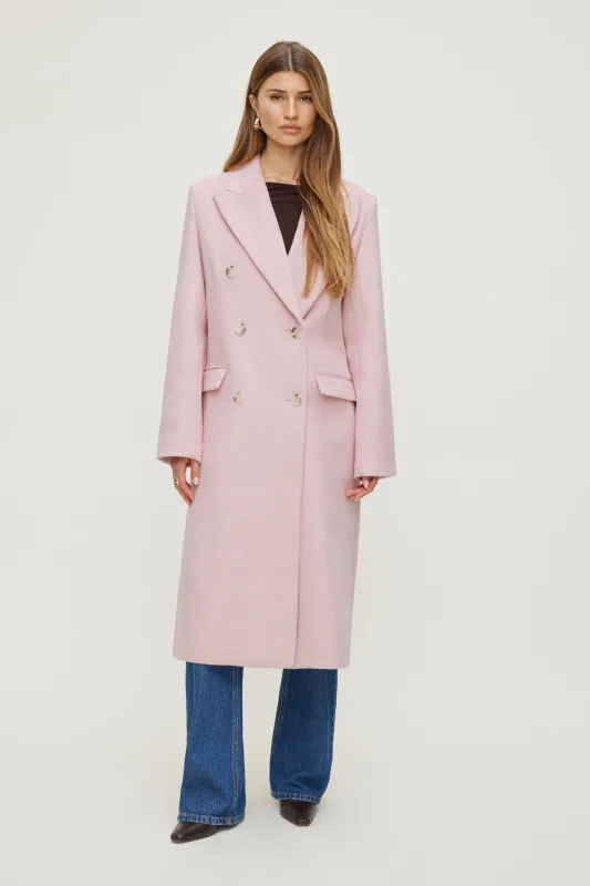 Oversized Double Breasted Wool Coat sold by Dynamite