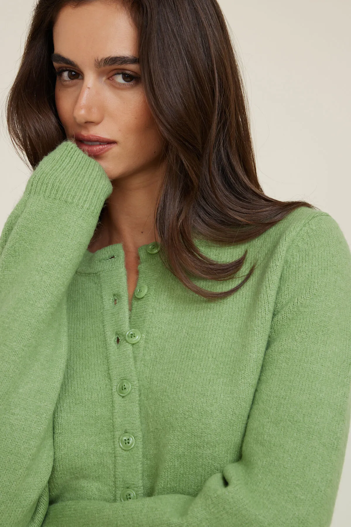 Rebecca Crewneck Cardigan sold by Dynamite product image thumbnail 3