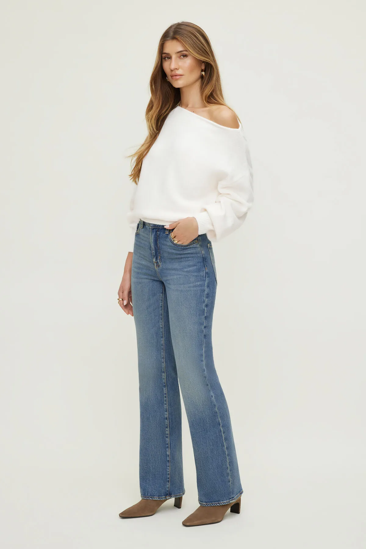 Lola Off Shoulder Sweater sold by Dynamite product image thumbnail 3
