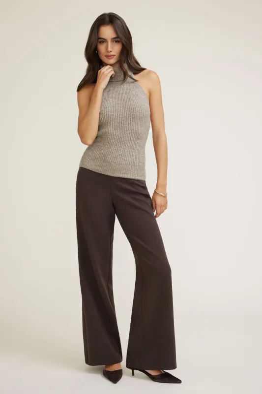 Mock Neck Sweater Halter Top sold by Dynamite