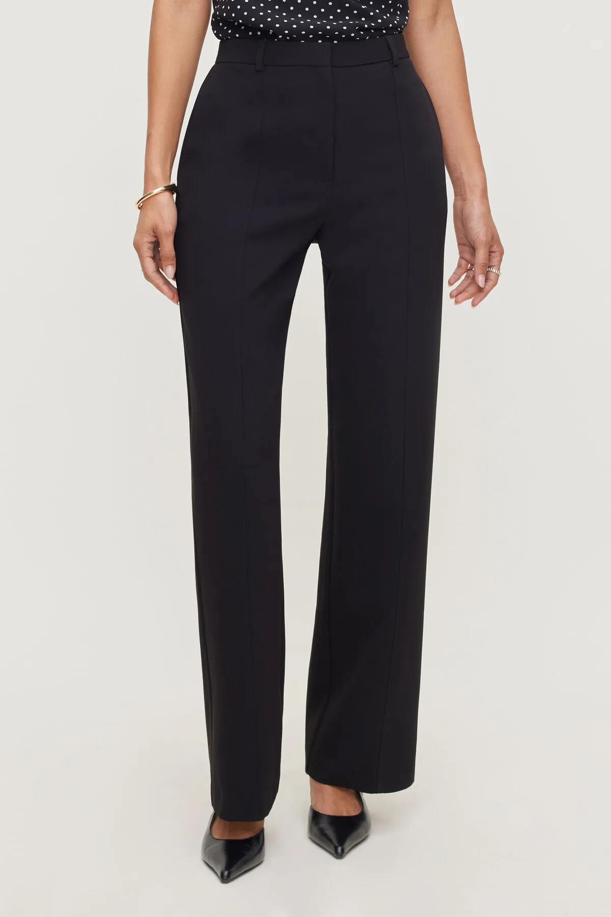 Pintuck Straight Leg Pants sold by Dynamite product image thumbnail 4