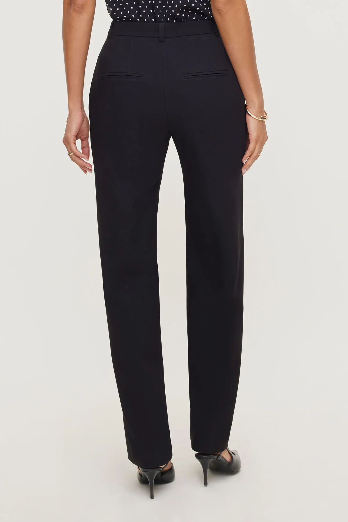 Pintuck Straight Leg Pants sold by Dynamite product image thumbnail 5