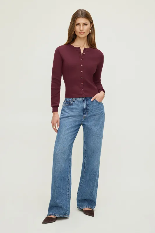 Rebecca Crewneck Cardigan sold by Dynamite