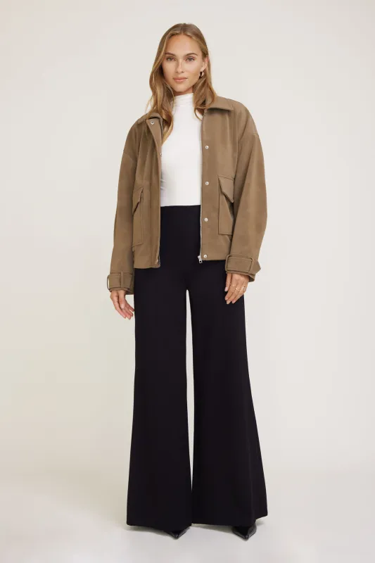 Wide Leg Ponte Pants sold by Dynamite