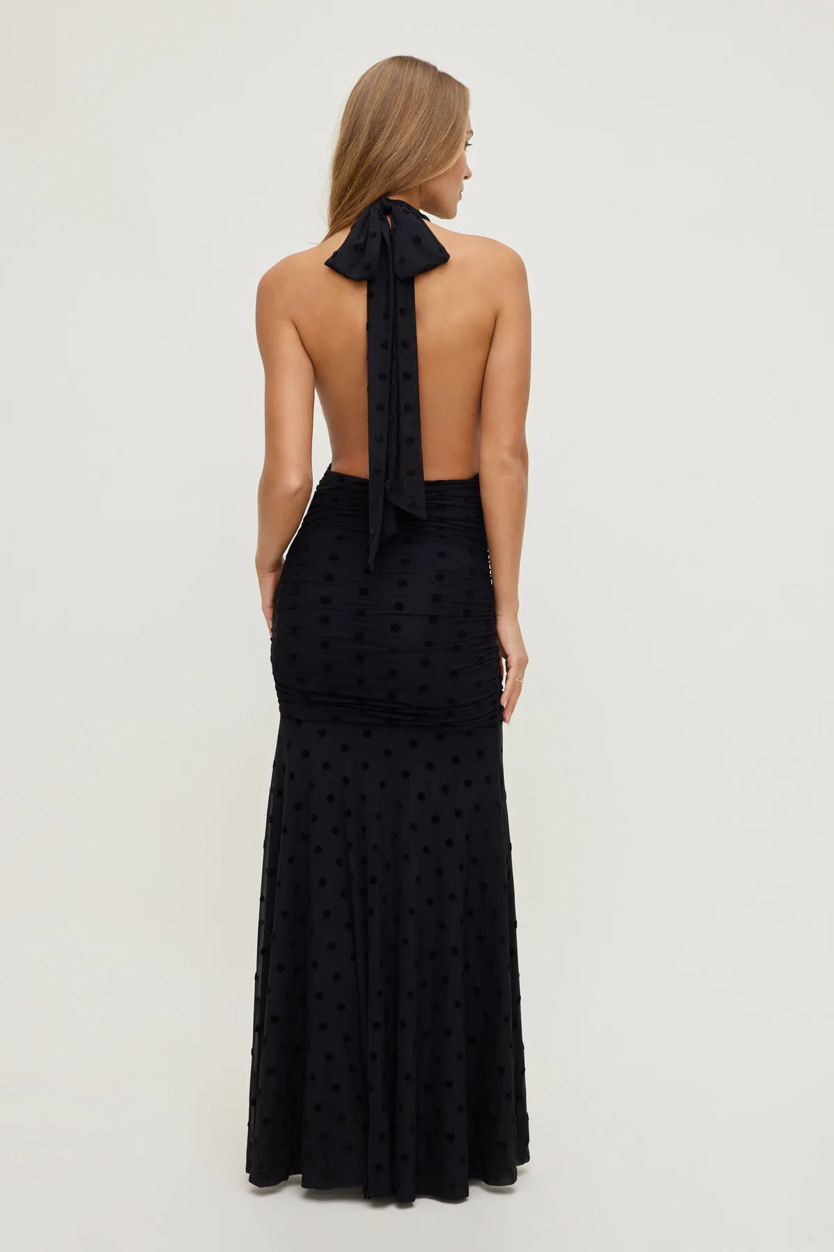 Polka Dot Mesh Maxi Dress sold by Dynamite product image thumbnail 2