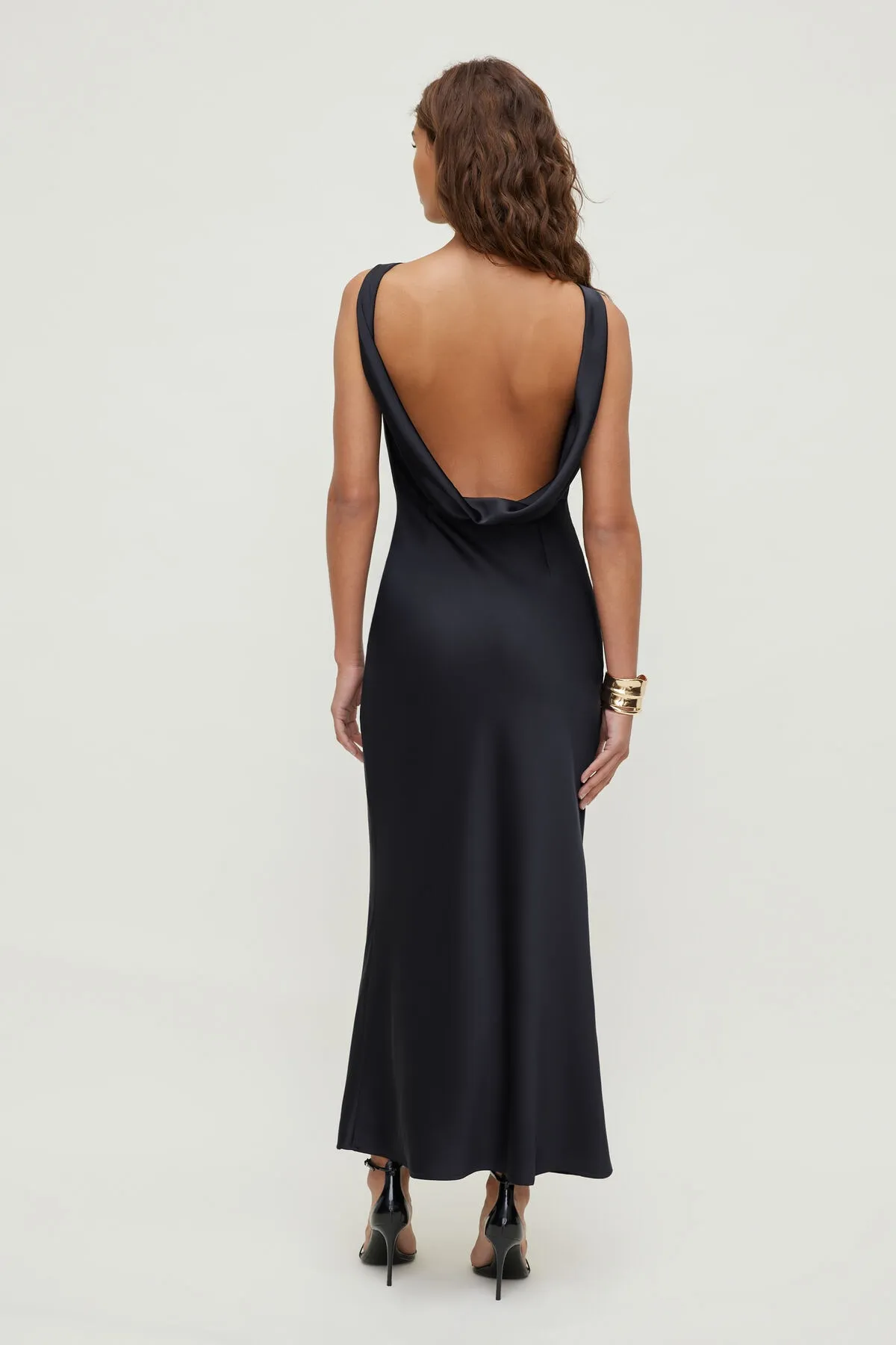 Nora Satin Maxi Slip Dress sold by Dynamite product image thumbnail 2
