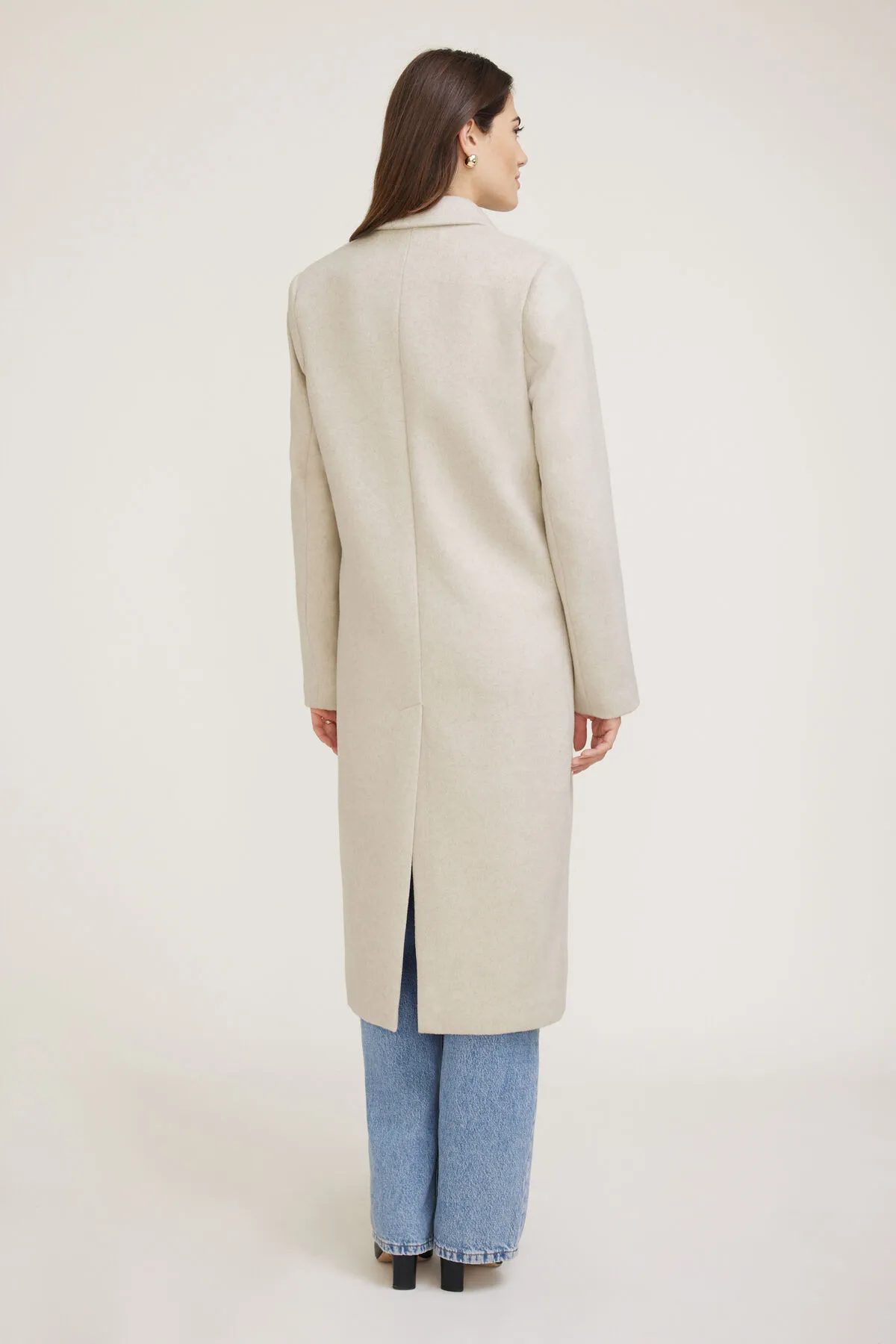 Oversized Double Breasted Wool Coat sold by Dynamite product image thumbnail 2