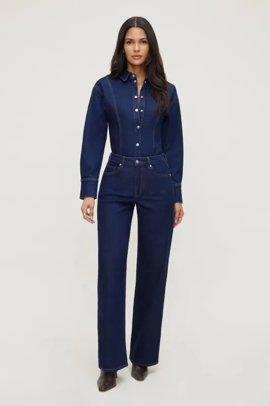 Heidi Stretch High Rise Wide Leg Jeans sold by Dynamite