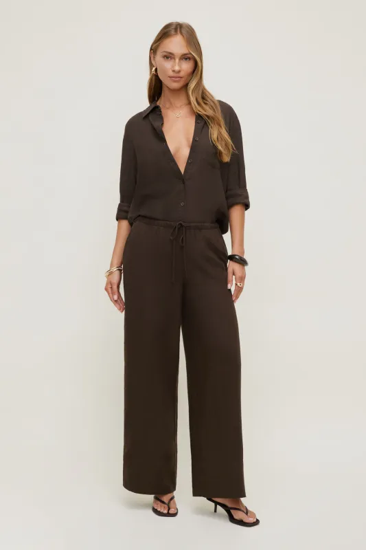 Oversized Linen Shirt sold by Dynamite