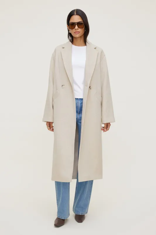 Unstructured Wool Coat sold by Dynamite