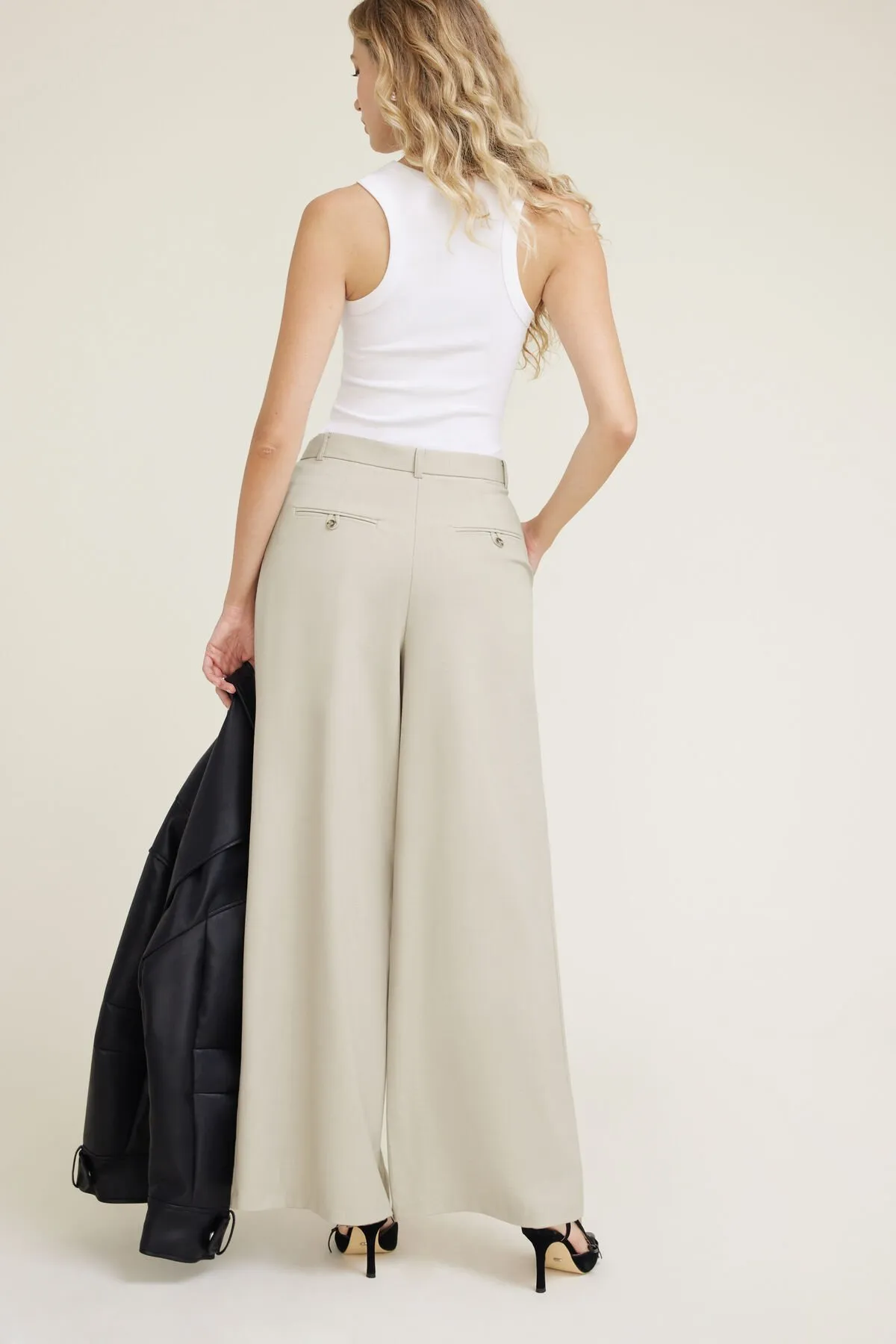 Pleated Wide Leg Pants sold by Dynamite product image thumbnail 2