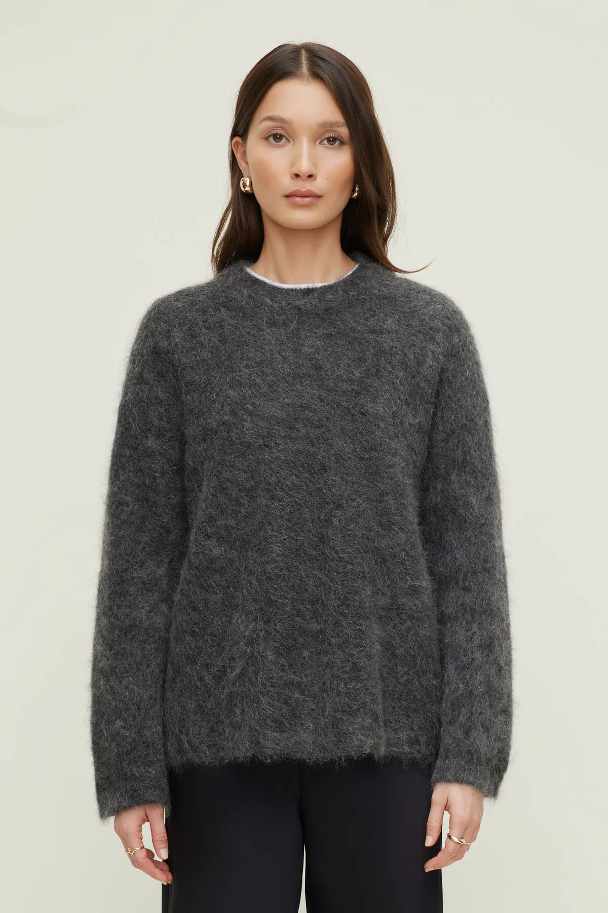 Premium Mohair Wide Sleeve Sweater sold by Dynamite product image thumbnail 4