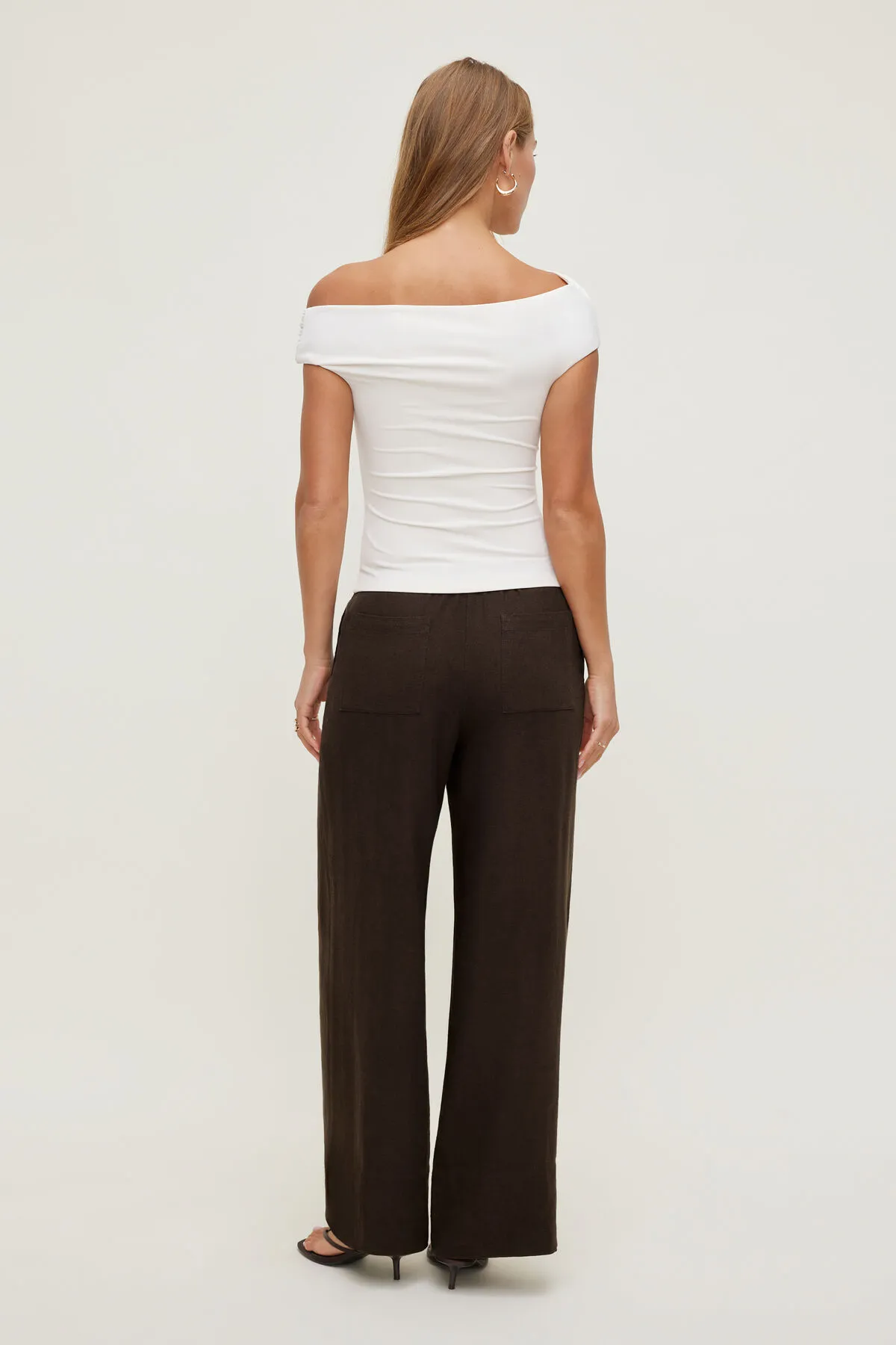 Leo Linen Wide Leg Pants sold by Dynamite product image thumbnail 2
