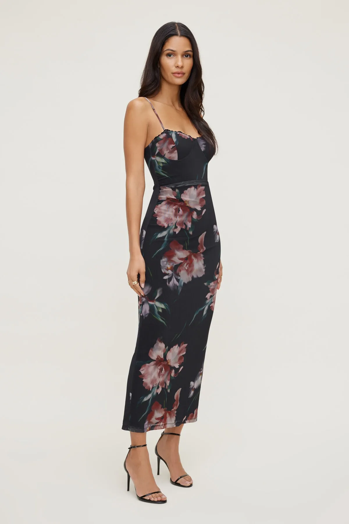 Floral Mesh Maxi Dress sold by Dynamite product image thumbnail 3