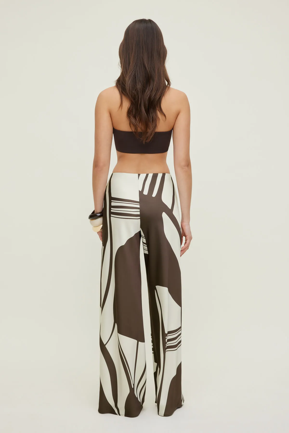 Izzy Wide Leg Satin Pants sold by Dynamite product image thumbnail 2