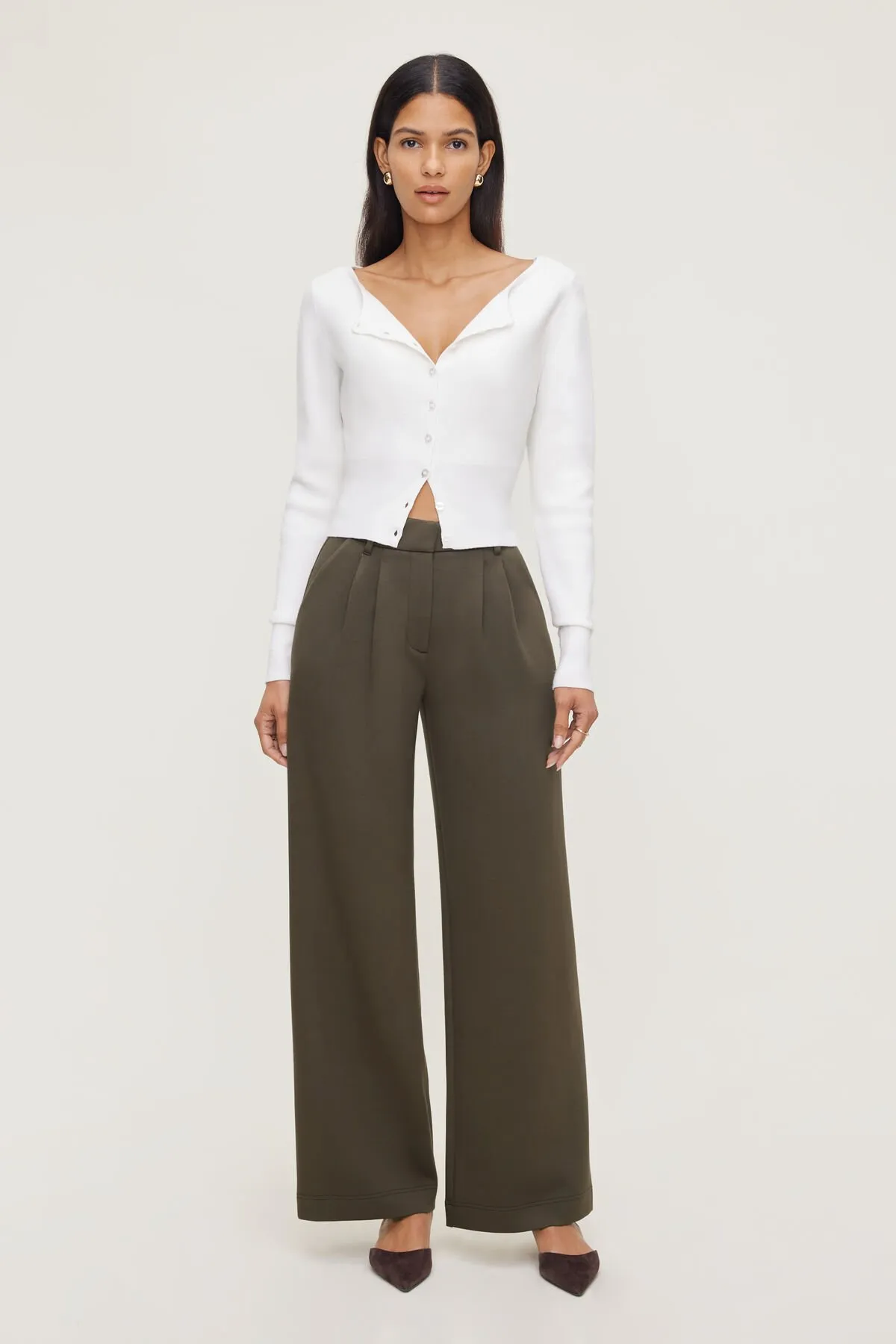 Alex Anywear Wide Leg Pants sold by Dynamite