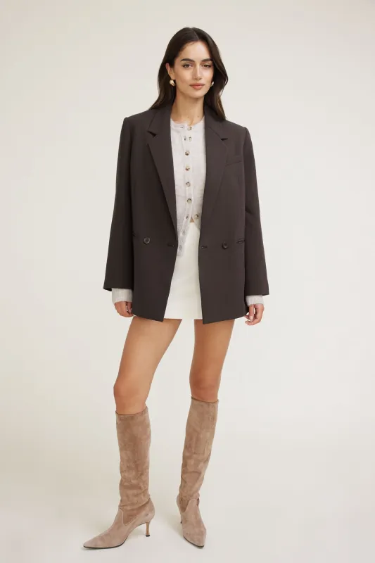 Kylie Seam Mini Skirt sold by Dynamite