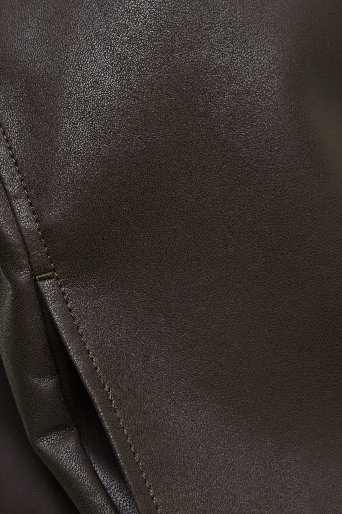 Oversized Faux Leather Bomber Jacket sold by Dynamite product image thumbnail 4