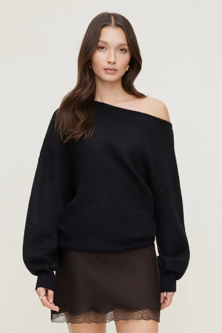 Lola Off Shoulder Sweater sold by Dynamite product image thumbnail 4