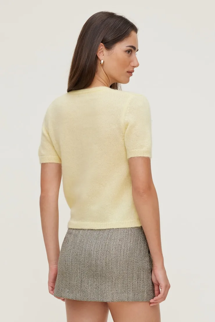 Premium Mohair Short Sleeve Cardigan sold by Dynamite product image thumbnail 5