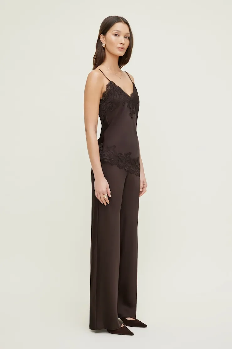 Izzy Wide Leg Satin Pants sold by Dynamite product image thumbnail 3