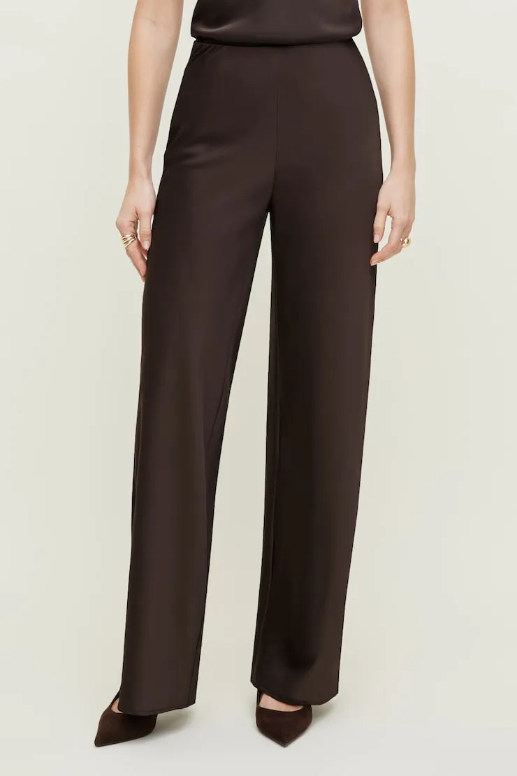 Izzy Wide Leg Satin Pants sold by Dynamite product image thumbnail 5