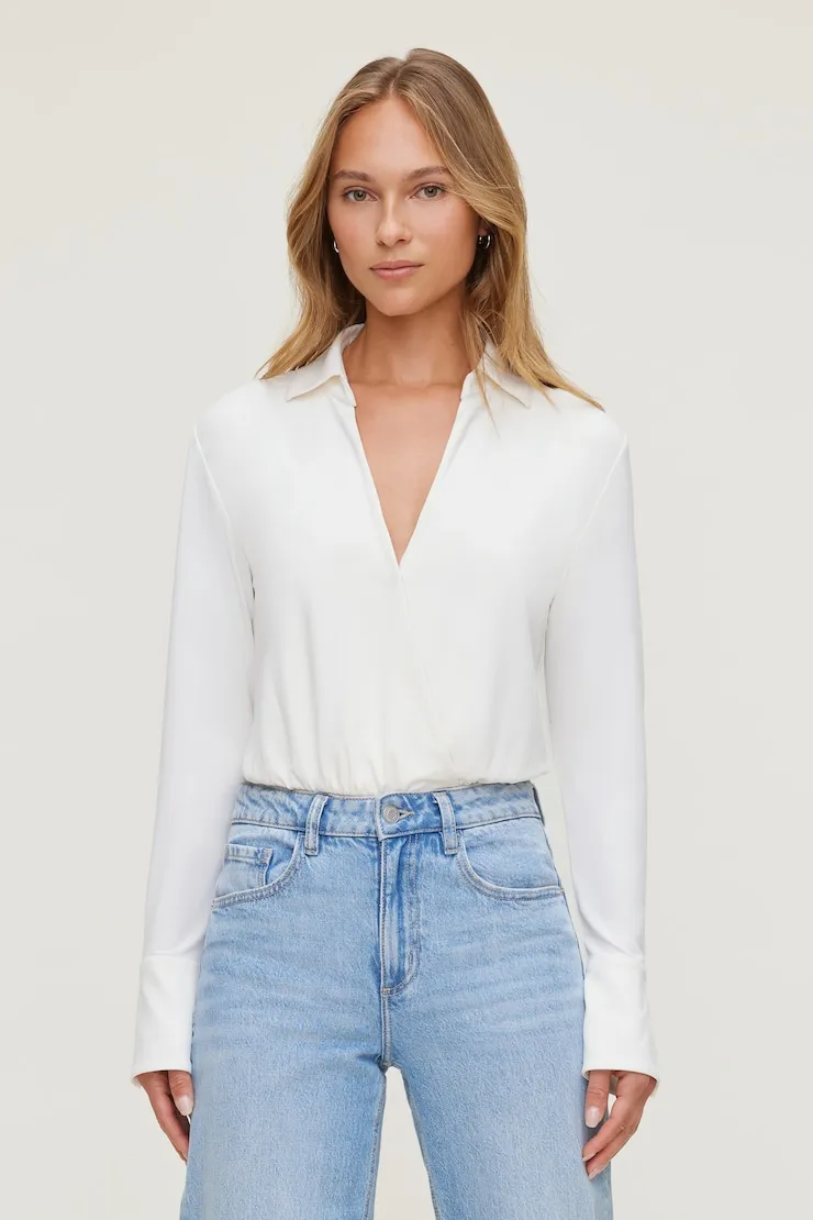 Sculpt Collared Bodysuit sold by Dynamite product image thumbnail 4