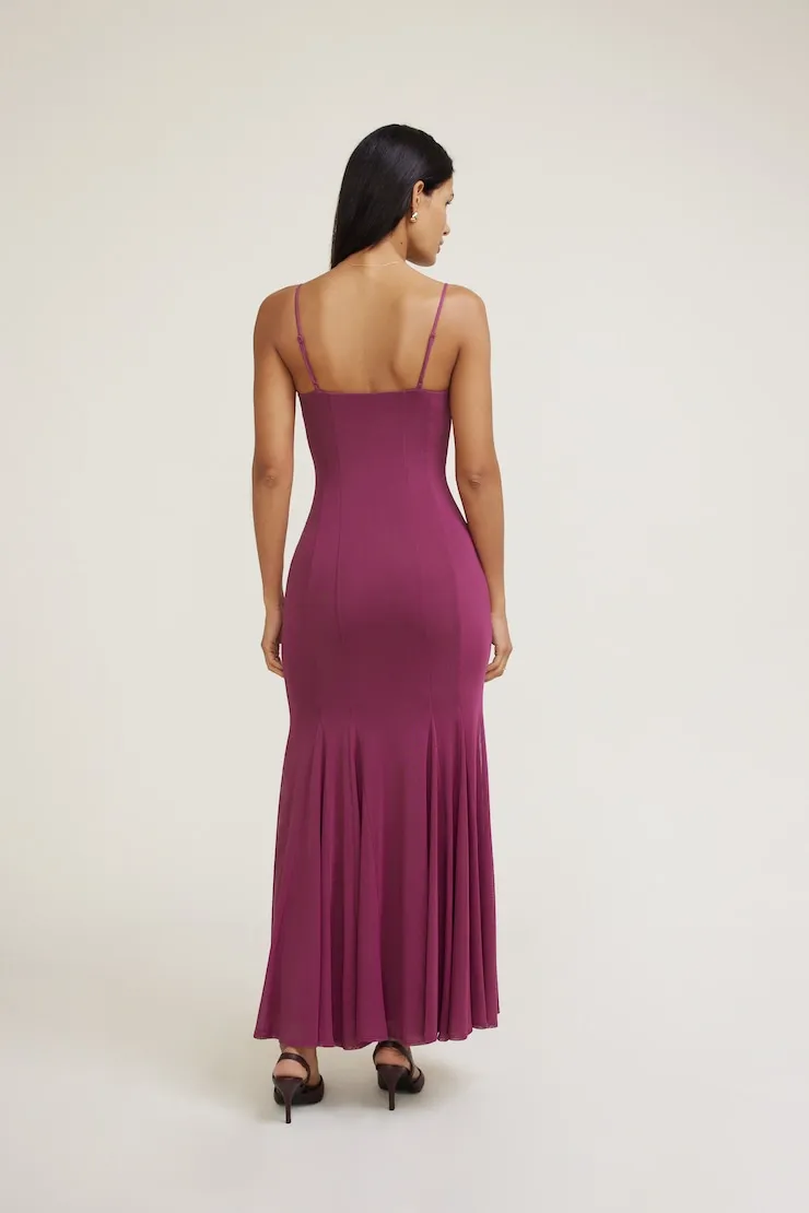 Dahlia Scoop Neck Mermaid Maxi Dress sold by Dynamite product image thumbnail 3