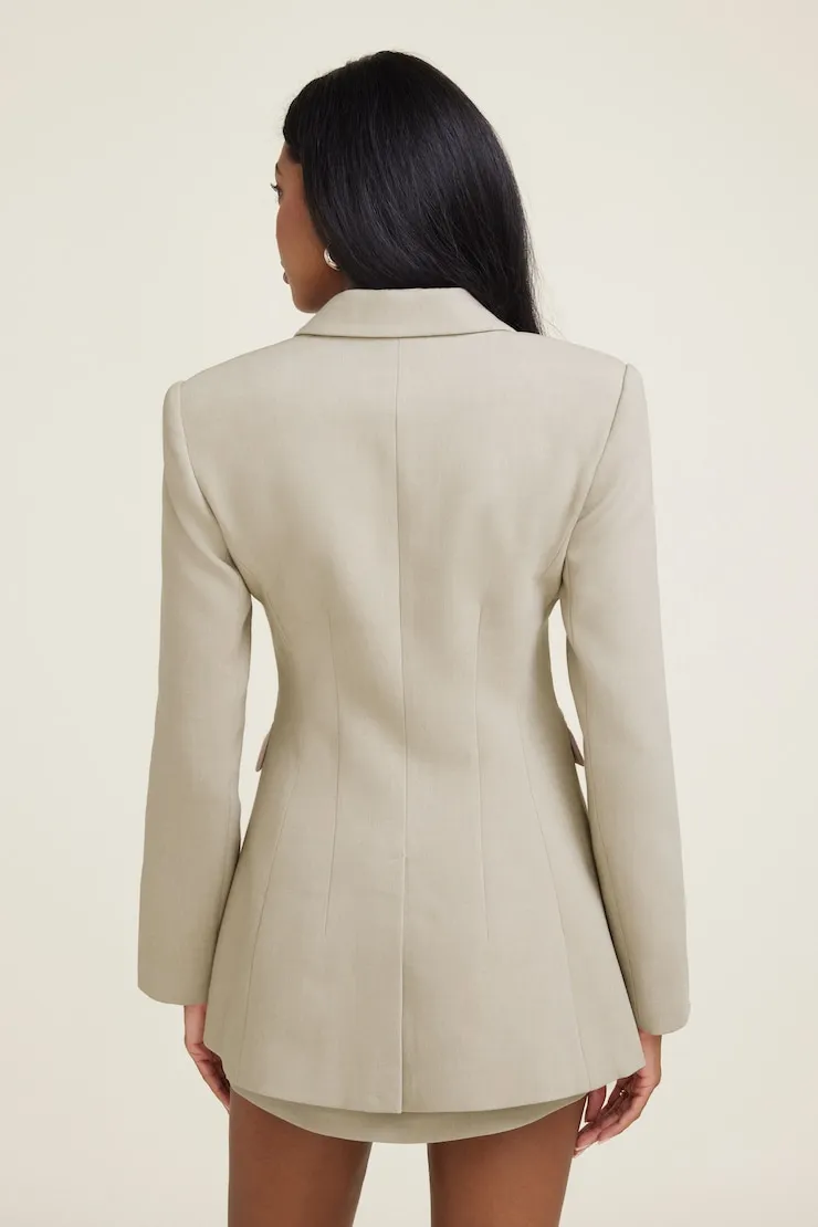 Nipped Waist Blazer sold by Dynamite product image thumbnail 4