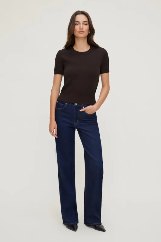 Clara Short Sleeve Sweater sold by Dynamite