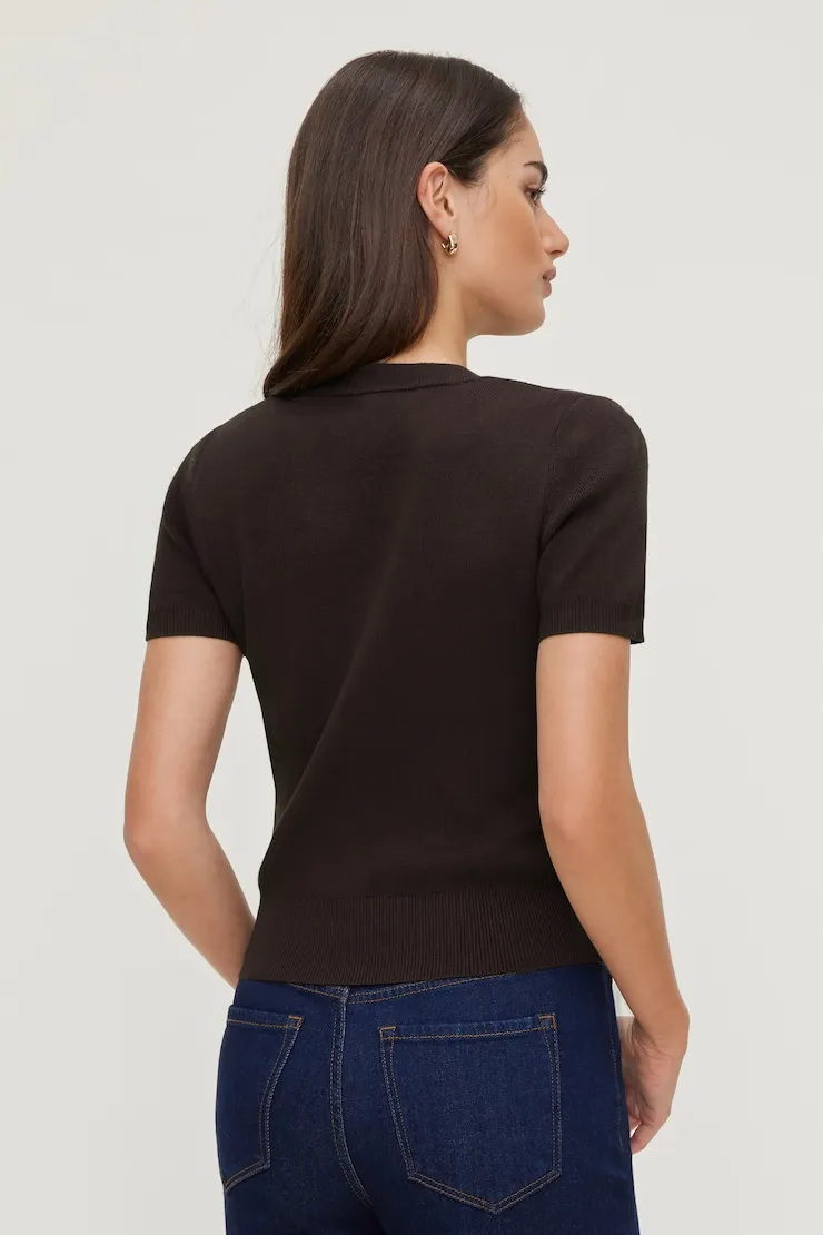 Clara Short Sleeve Sweater sold by Dynamite product image thumbnail 5
