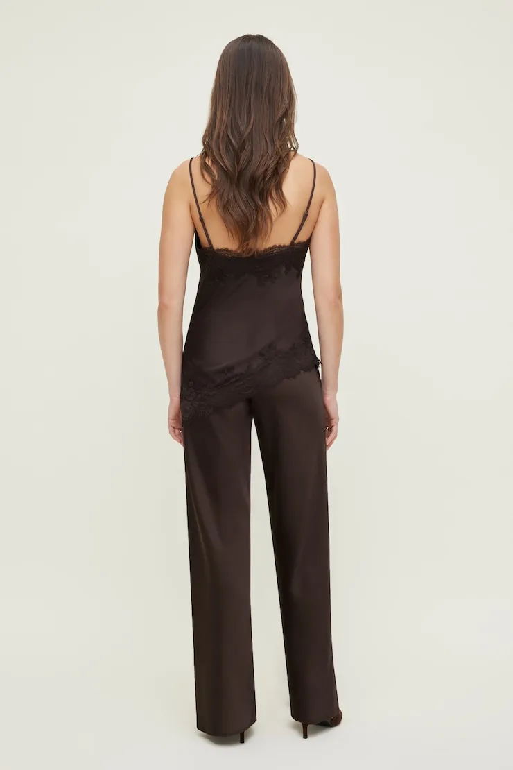 Izzy Wide Leg Satin Pants sold by Dynamite product image thumbnail 2